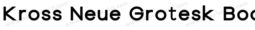 Kross Neue Grotesk Book字体转换